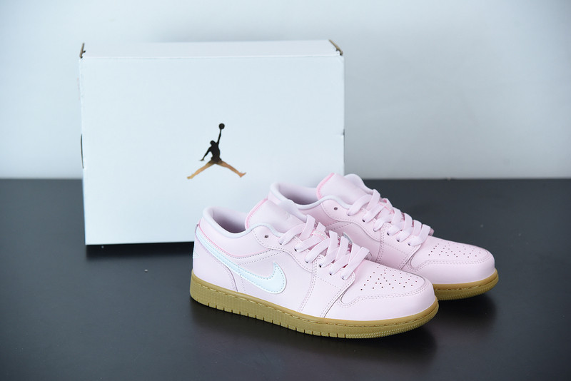 air jordan 1 low “pink gum” dc0774-601