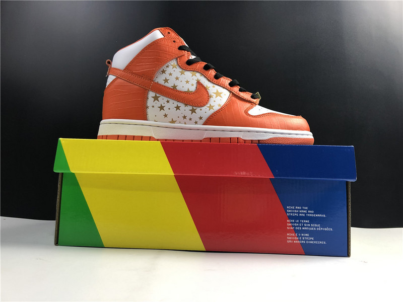 S*p*e x nike dunk high pro sb orange 307385-181