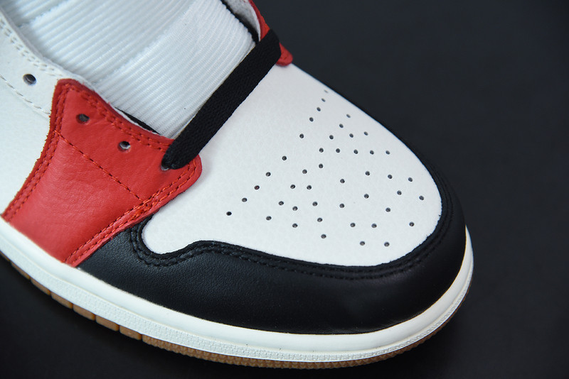 air jordan 1 mid sail red black blue dc1426-100