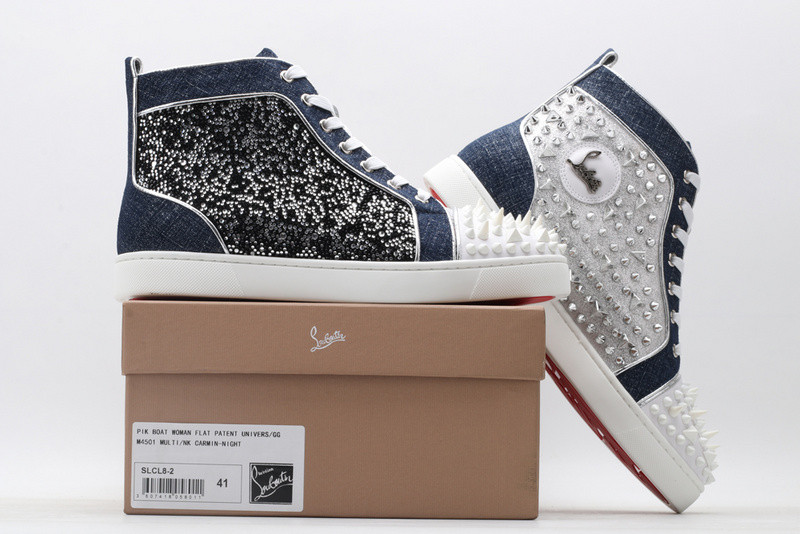 chian louin high top sneaker