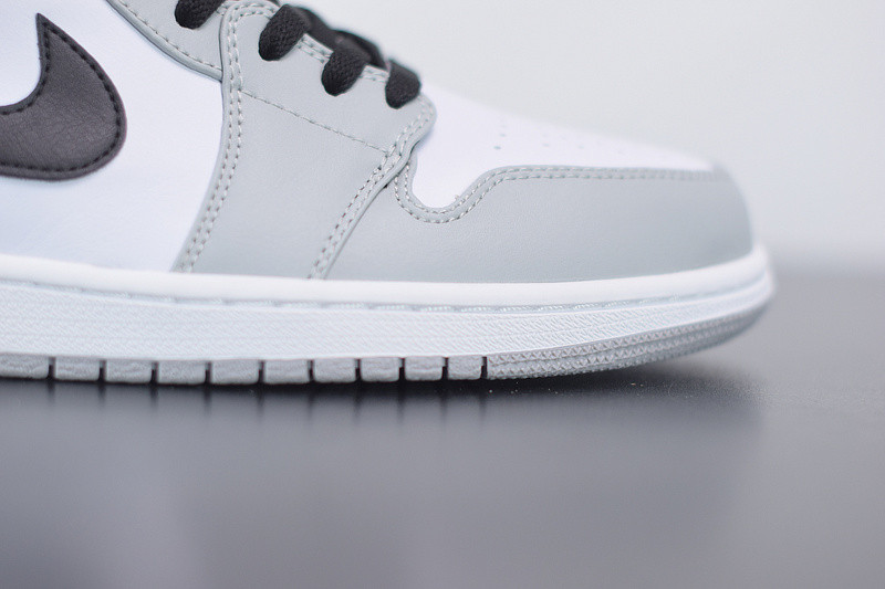 air jordan 1 mid "light smoke grey" 554724-092