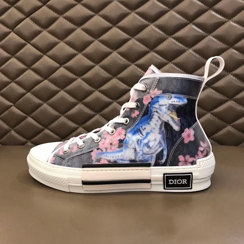 dio* b23 flowers technical canvas low-top sneaker