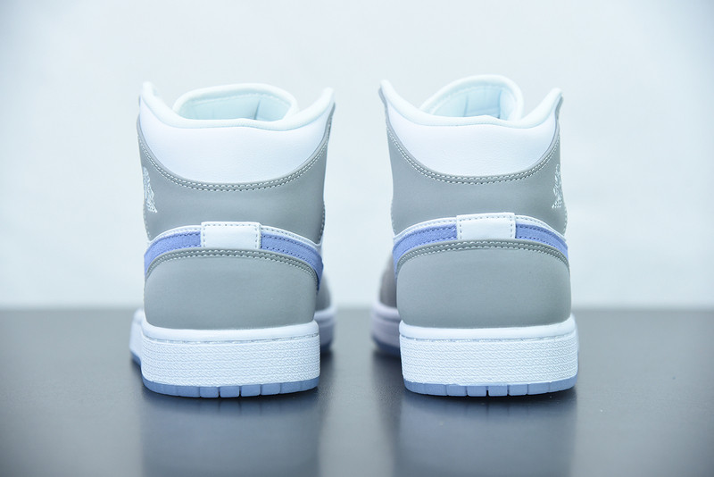 air jordan 1 mid grey blue bq6472-105