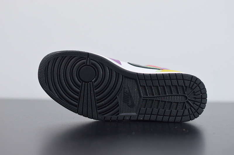 air jordan 1 mid “multicolor” cw1140-100