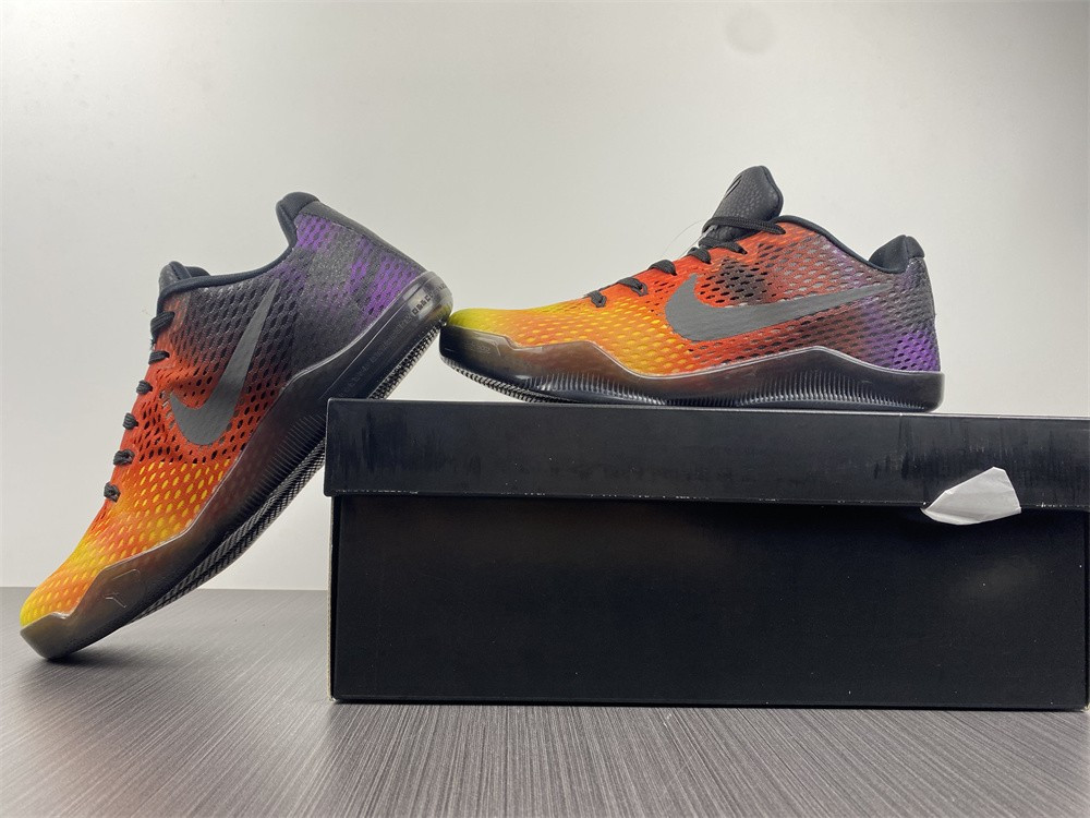 nike zoom kobe 11 em la sunset 836184-805