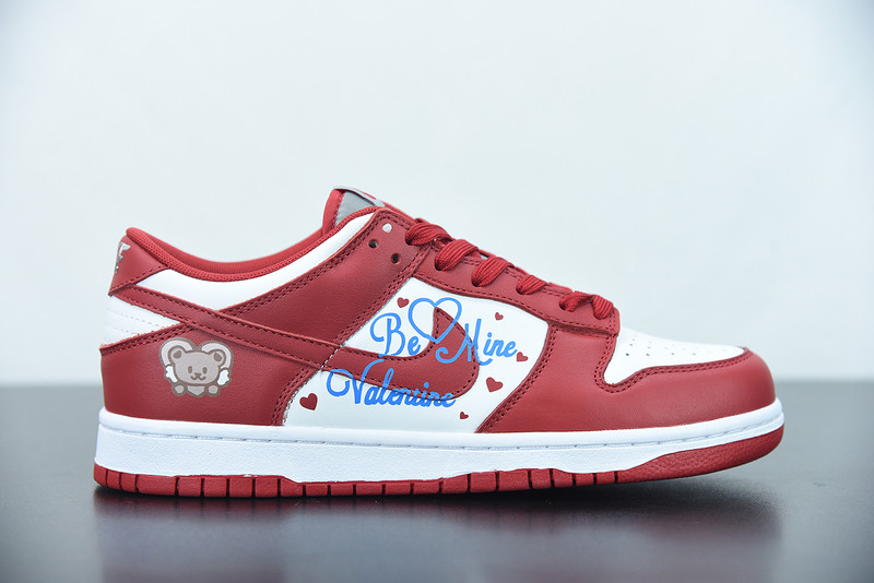 nike sb dunk low x bear x valentine dd1391-002