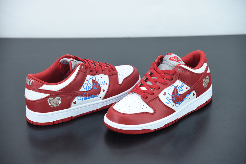 nike sb dunk low x bear x valentine dd1391-002