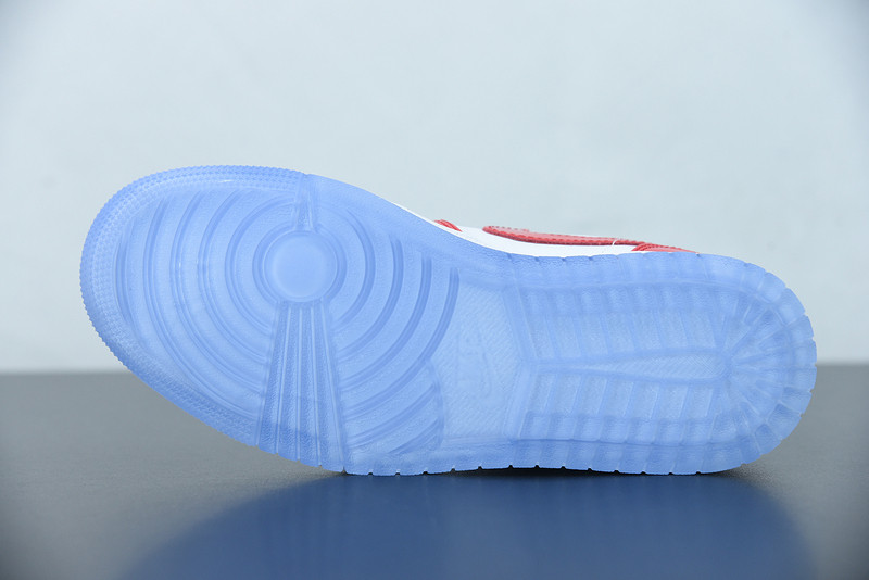 air jordan 1 mid red patent dc7294-600