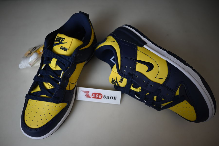 nike dunk low disrupt 2 "michigan" dv4024-400