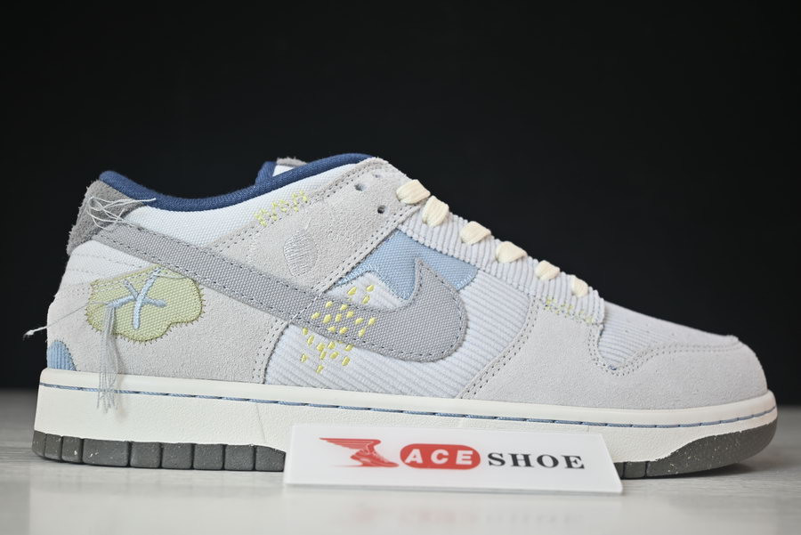 nike dunk low "bright side" (grey) dq5076-001