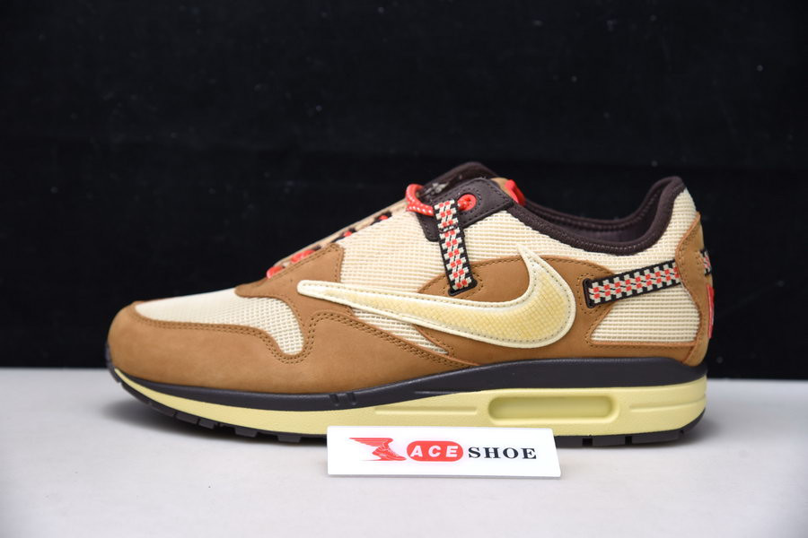 travis scott x nike air max 1 "wheat" do9392-701