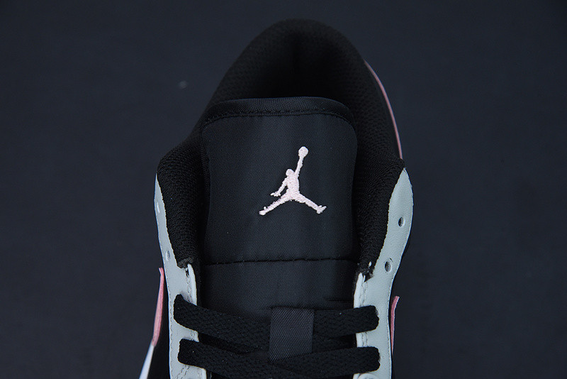 air jordan 1 low white grey black pink 553558-062