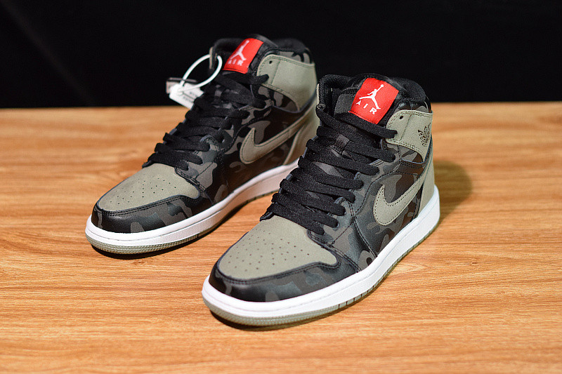 air jordan 1 retro high prem "camo pack" aa3993-034