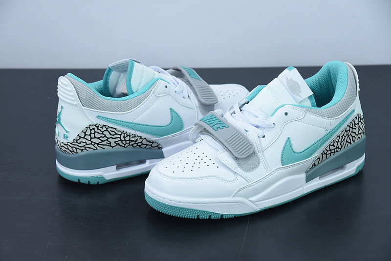air jordan legacy 312 low “white turquoise