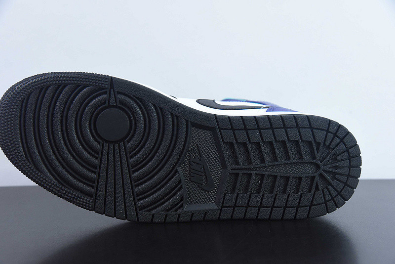 air jordan 1 mid teal purple dq8426-154