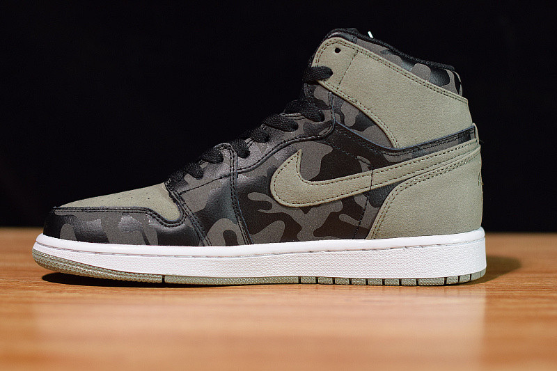air jordan 1 retro high prem "camo pack" aa3993-034