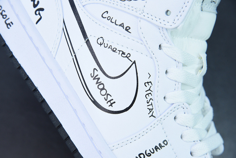 air jordan 1 mid “schematic” dq1864-100