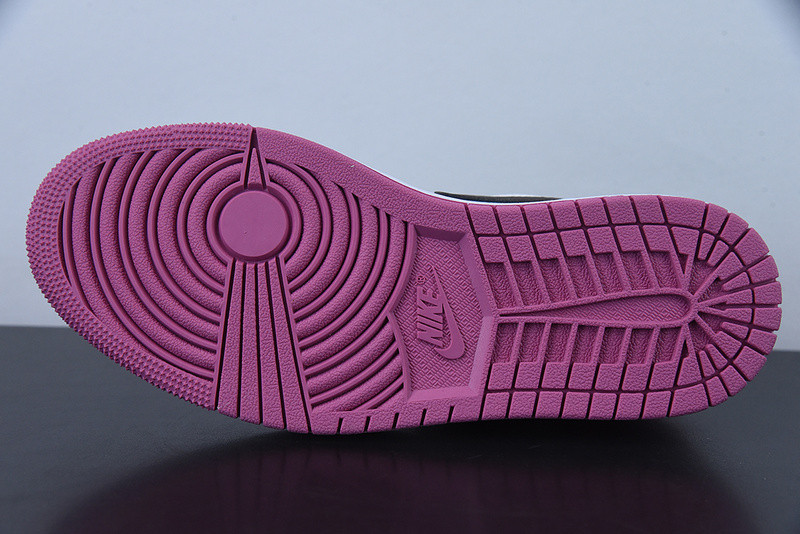 nike air jordan 1 low berry powder white black dc1767-160