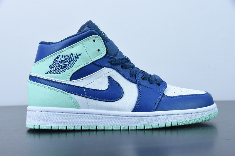 air jordan 1 mid “blue mint” 554724-413