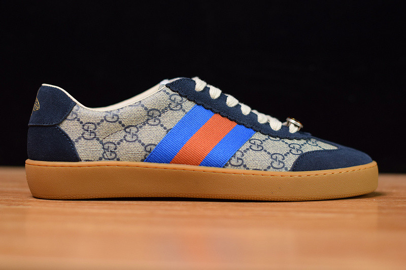 g*u*i jbg leather and suede