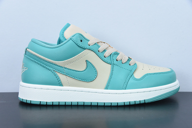 air jordan 1 low ''tropical teal sandy beige'' dc0774-131