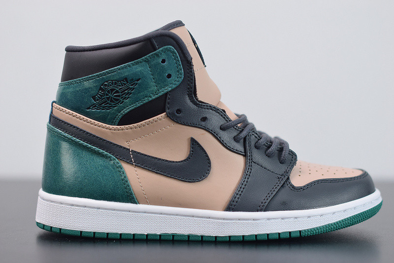 air jordan 1 high cracked metallic leather ah7389-203