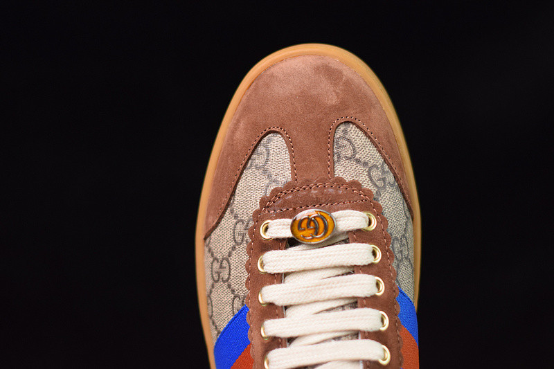 g*u*i jbg leather and suede