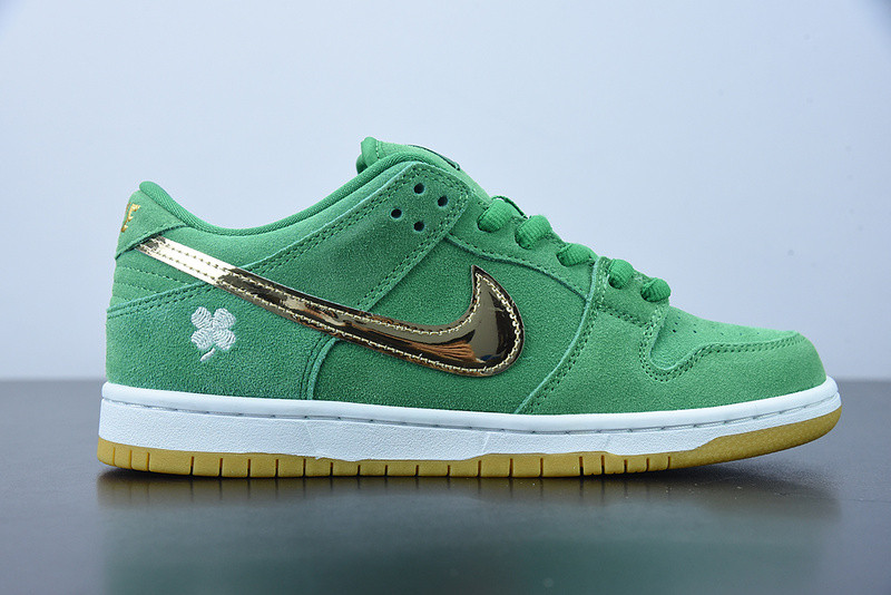 nike sb dunk low st. patrick''s day bq6817-303